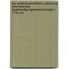 Die Verfahrensrechtliche Umsetzung Internationaler Verstaendigungsvereinbarungen ( 175a Ao) by Susanne Stiewe