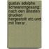 Gustav Adolphs Schwanengesang: Nach den ältesten Drucken hergestellt etc.und mit Literar .