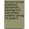 Harcourt School Publishers Eprod/Math: Package Of 5 Intervention Problem Solving Cd Grade 5 door Hsp