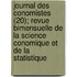 Journal Des Conomistes (20); Revue Bimensuelle de La Science Conomique Et de La Statistique