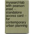 Mysearchlab with Pearson Etext -- Standalone Access Card -- For Contemporary Urban Planning