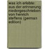 Was Ich Erlebte: Aus Der Erinnerung Niedergeschrieben Von Henrich Steffens (German Edition)