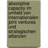 Absorptive Capacity im Umfeld von Internationalen Joint Ventures und Strategischen Allianzen door Hilger Schneider