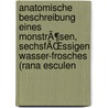 Anatomische Beschreibung eines MonstrÃ¶sen, sechsfÃŒssigen Wasser-Frosches (Rana esculen door Deen