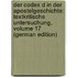 Der Codex D in Der Apostelgeschichte: Textkritische Untersuchung, Volume 17 (German Edition)