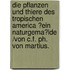 Die Pflanzen und Thiere des tropischen America ?ein Naturgema?lde /von C.F. Ph. von Martius.