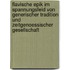 Flavische Epik Im Spannungsfeld Von Generischer Tradition Und Zeitgenoessischer Gesellschaft