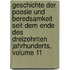 Geschichte Der Poesie Und Beredsamkeit Seit Dem Ende Des Dreizehnten Jahrhunderts, Volume 11