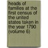 Heads of Families at the First Census of the United States Taken in the Year 1790 (Volume 6)