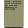 History of Springfield, Illinois, its attractions as a home and advantages for business, etc door J.C. Power