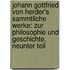 Johann Gottfried von Herder's sammtliche Werke: zur Philosophie und Geschichte, Neunter Teil