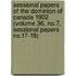 Sessional Papers of the Dominion of Canada 1902 (Volume 36, No.7, Sessional Papers No.17-19)
