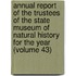 Annual Report of the Trustees of the State Museum of Natural History for the Year (Volume 43)