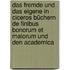 Das Fremde und das Eigene in Ciceros Büchern De finibus bonorum et malorum und den Academica
