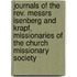 Journals Of The Rev. Messrs Isenberg And Krapf, Missionaries Of The Church Missionary Society