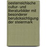 Oesterreichische Cultur- und Literaturbilder mit besonderer Berušcksichtigung der Steiermark door Schlossar