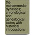 The Mohammedan Dynasties; Chronological and Genealogical Tables with Historical Introductions
