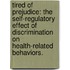 Tired of Prejudice: The Self-Regulatory Effect of Discrimination on Health-Related Behaviors.