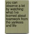 You Can Observe A Lot By Watching: What I'Ve Learned About Teamwork From The Yankees And Life