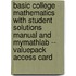Basic College Mathematics with Student Solutions Manual and Mymathlab -- Valuepack Access Card