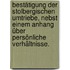 Bestätigung der Stolbergischen Umtriebe, Nebst einem Anhang über persönliche Verhältnisse.