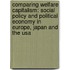 Comparing Welfare Capitalism: Social Policy And Political Economy In Europe, Japan And The Usa