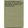 Die Burg-Kapelle zu Iben. Fest-Progr. zu Winckelmanns Geburtstag, herausg. vom Vorstande des . by Peters F.