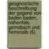 Geognostische Beschreibung Der Gegend Von Baden-Baden, Rothenfels, Gernsbach Und Herrenalb (6)