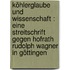 Köhlerglaube und Wissenschaft : eine Streitschrift gegen Hofrath Rudolph Wagner in Göttingen