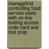 Managefirst Controlling Food Service Costs with On-Line Testing Access Code Card and Test Prep