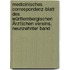 Medicinisches Correspondenz-Blatt des Württembergischen Ärztlichen Vereins, neunzehnter Band
