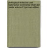Philologisch-Kritischer Und Historischer Commentar Über Den Jesaia, Volume 2 (German Edition) by Gesenius Wilhelm