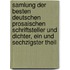 Samlung der besten deutschen prosaischen Schriftsteller und Dichter, ein und sechzigster Theil