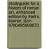 Studyguide For A History Of Roman Art, Enhanced Edition By Fred S. Kleiner, Isbn 9780495909873