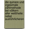 Die Quinare und Vigesimale Zählmethode bei Völkern aller Welttheile: Nebst ausführlicheren . door Friedrich Pott August