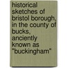 Historical Sketches of Bristol Borough, in the County of Bucks, Anciently Known As "Buckingham" door William Bache