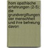 Hom Opathische Erfahrungen (2-5); Die Grundvergiftungen Der Menschheit Und Ihre Befreiung Davon