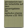 Jahresbericht Ber Die Fortschritte Auf Dem Gesamtgebiete Der Agrikultur-Chemie Volume V.53 1910 by Unknown