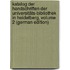 Katalog Der Handschriften Der Universitäts-Bibliothek in Heidelberg, Volume 2 (German Edition)