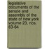Legislative Documents of the Senate and Assembly of the State of New York Volume 23, Nos. 63-64