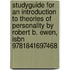 Studyguide For An Introduction To Theories Of Personality By Robert B. Ewen, Isbn 9781841697468