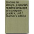 Tesoros de Lectura, a Spanish Reading/Language Arts Program, Grade K, Unit 1, Teacher's Edition