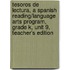 Tesoros de Lectura, a Spanish Reading/Language Arts Program, Grade K, Unit 9, Teacher's Edition