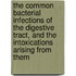 the Common Bacterial Infections of the Digestive Tract, and the Intoxications Arising from Them