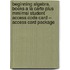 Beginning Algebra, Books A La Carte Plus Mml/msl Student Access Code Card -- Access Card Package