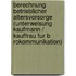 Berechnung Betrieblicher Altersvorsorge (Unterweisung Kaufmann / Kauffrau Fur B Rokommunikation)