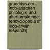 Grundriss Der Indo-Arischen Philologie Und Altertumskunde: (Encyclopedia of Indo-Aryan Research) door Anonymous Anonymous