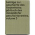 Beiträge Zur Geschichte Des Niederrheins: Jahrbuch Des Düsseldorfer Geschichtsvereins, Volume 3