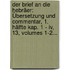 Der Brief An Die Hebräer: Übersetzung Und Commentar, 1. Hälfte Kap. 1 - Iv, 13, Volumes 1-2...