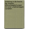 Einleitung in die theorie der linearen differentialgleichungen mit einer unabhašngigen variablen door Heffter